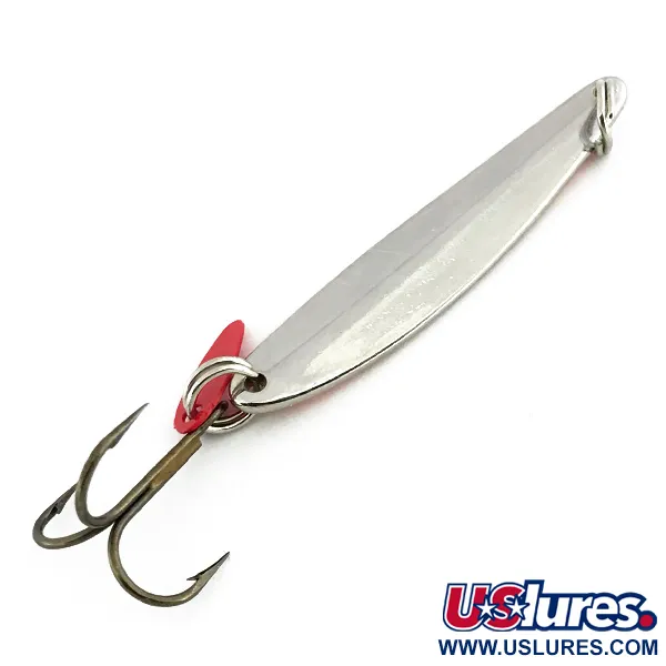 Bay De Noc Swedish Pimple UV Pilker, Nickel/Orange, 7g, UV-Tape, #8729