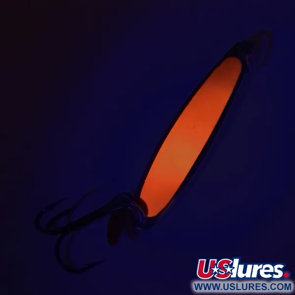 Bay De Noc Swedish Pimple UV Pilker, Nickel/Orange, 7g, UV-Tape, #8729