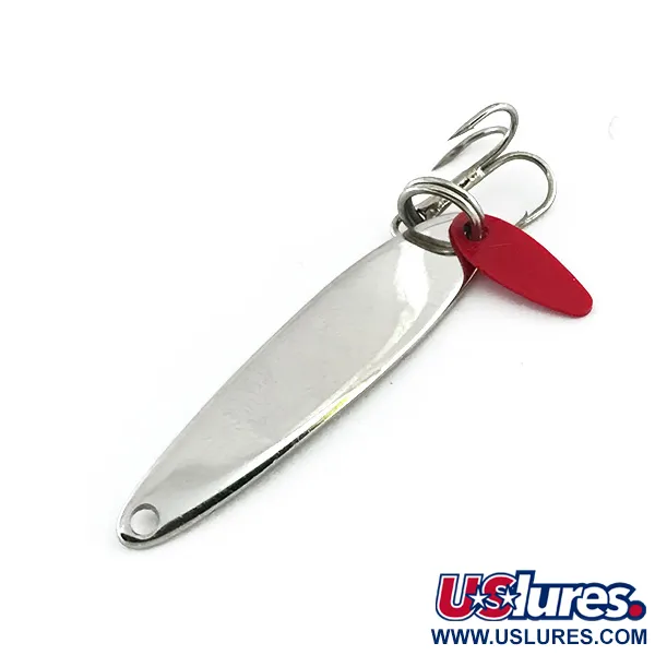 Bay de Noc Swedish Pimple Zocker, Nickel, 4.5g, Vertikalköder, #8730