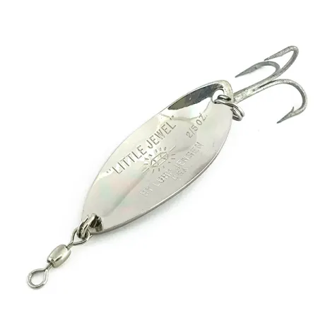 Luhr Jensen Little Jewel Blinker, Trout/Nickel, 14g, Vintage, #8733