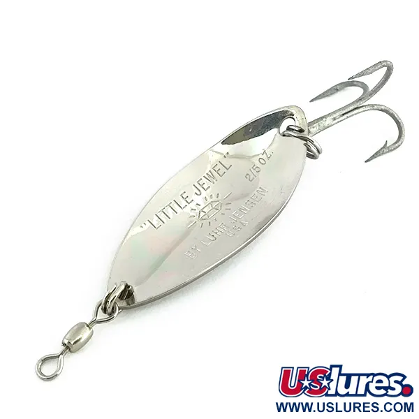 Luhr Jensen Little Jewel Blinker, Trout/Nickel, 14g, Vintage, #8733