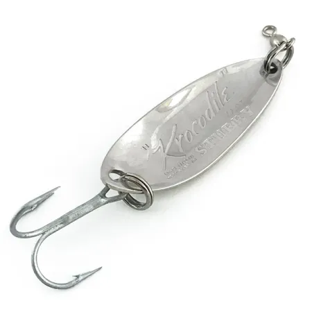 Luhr Jensen Lil' Kroc Blinker, Nickel / Grün, 9g, Wirbel, #8735