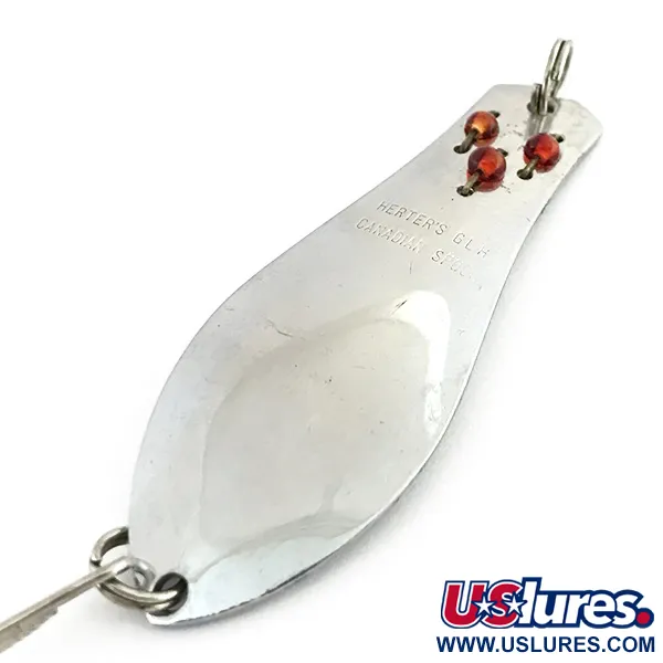 Herter's Canadian Spoon Blinker, Nickel / Rote Augen, 10g, #8747