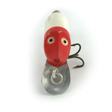 Heddon River Runt Tiny Floating Wobbler, Red Head, 7g, Vintage, #8751