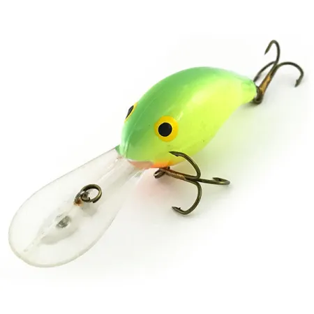 Bandit 300 Tieflauf-Crankbait, Chartreuse, 10g, Glow, #8753