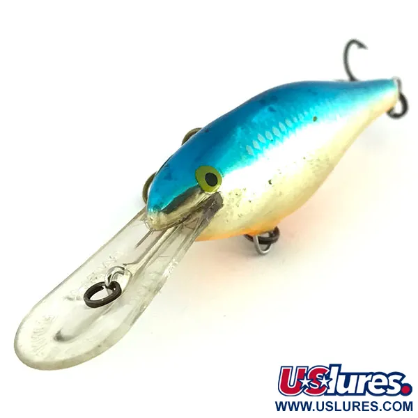 Rapala Shad Rap Deep Runner 07 Wobbler, Blau/Silber, 8g, Balsa, #8756