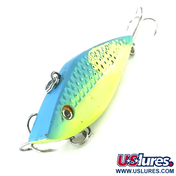 Strike King Diamond Shad UV Lipless Crankbait, Blaugrün/UV, 12g, #8759