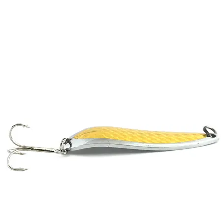 Luhr Jensen Krocodile Die #5 Blinker, Nickel/Gold-Hologramm, 28g, #8766