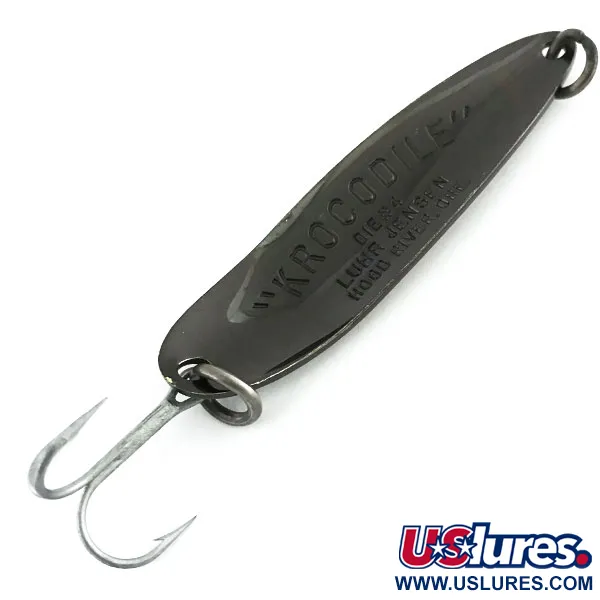 Luhr Jensen Krocodile Die #3 Blinker, Schwarz, 14g, Tiefläufer, #8769