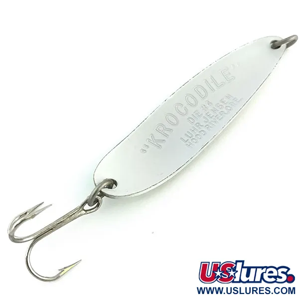 Luhr Jensen Krocodile Die #3 Blinker, Perl-Grün, 14g, Leuchtend, #8771
