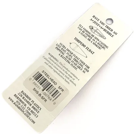 Rainbow Plastics Steelhead UV Blinker, Fluorescent Orange, 14g, #8780