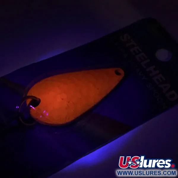 Rainbow Plastics Steelhead UV Blinker, Fluorescent Orange, 14g, #8780