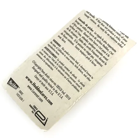 Heddon Tiny Torpedo Oberflächenköder, Klar, 7g, Heckpropeller, #8787