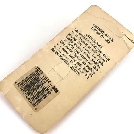 Luhr Jensen Little Jewel Blinker, Hammered Brass / Red, 7g, UV, #8789