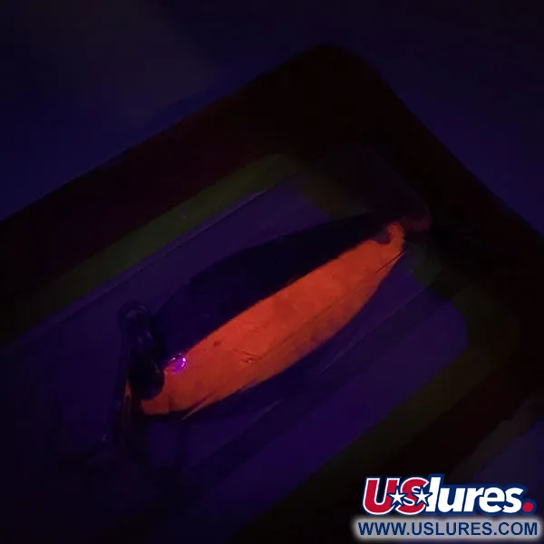 Luhr Jensen Little Jewel Blinker, Hammered Brass / Red, 7g, UV, #8789