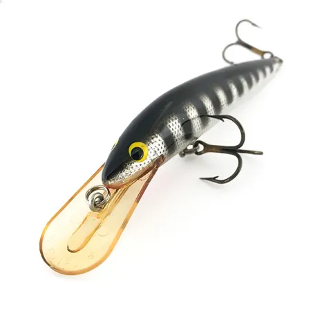 Bagley's Diving Bang-O-Lure, Silber / Schwarz, 12.5g, Balsaholz, #8828