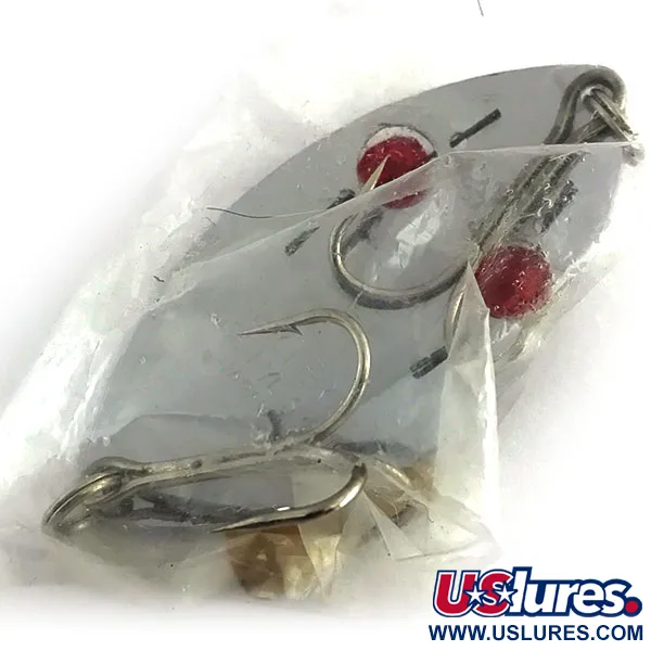 Herter's Glass eye spoon Blinker, Nickel / Rote Augen, 28g, #8836