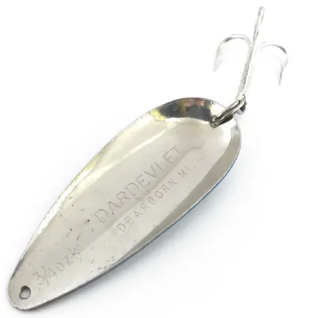 Eppinger Dardevle Dardevlet Blinker, Blau / Nickel, 21g, Dearborn, #8853