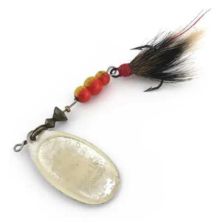 Mepps Aglia 4 squirrel tail Spinner, Silber, 9g, Naturhaar, #8857