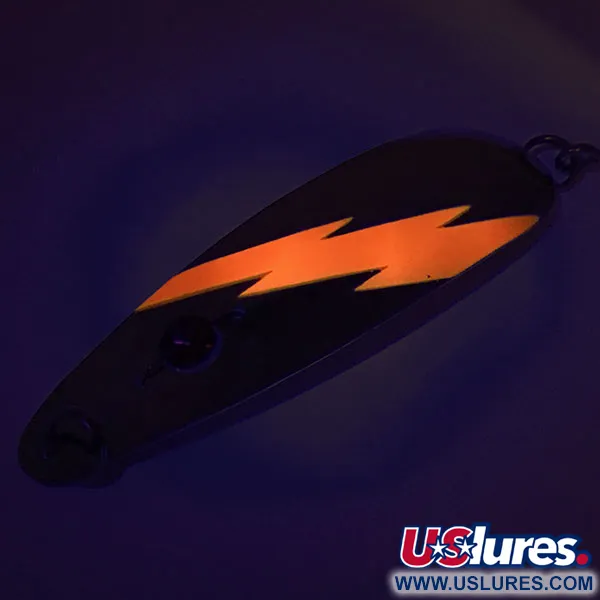 Red Eye Evil Eye UV Blinker, Nickel/Orange/Red Eye, 9g, UV, #8872