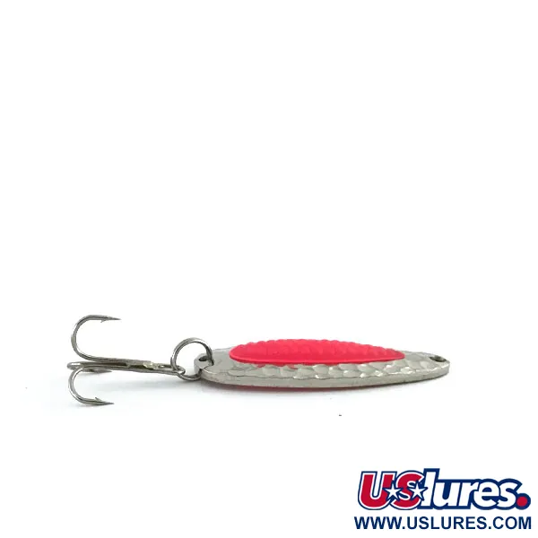 Nebco Pixee Blinker, Hammerschlag-Nickel/Pink, 7g, Glow-Ei, #8874