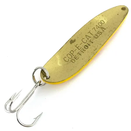 Dardevle Cop-E-Cat 7400 Blinker, Five of Diamonds, 19g, Gold, #8880