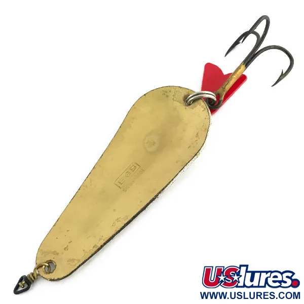 EGB Swiss made Blinker, Silber/Gold/Rot/Braun, 14g, Gehämmert, #8881