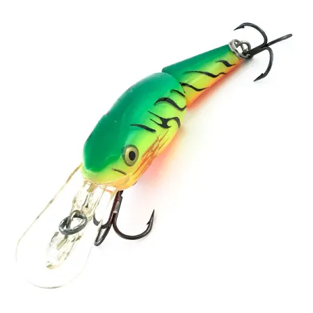 Rapala Shad Rap Jointed RS 04 Wobbler, Fire Tiger, 5g, Schwebend, #8884
