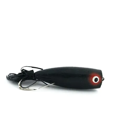 Burke Weedless Popper Oberflächenköder, Schwarz, 7g, Krautschutz, #8889