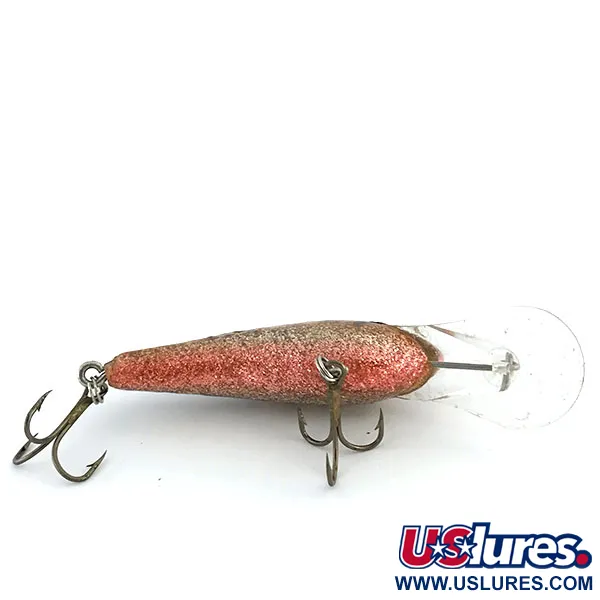 Strike King Dance N Shad Wobbler, Goldglitzer, 10g, Jelutong-Holz, #8893