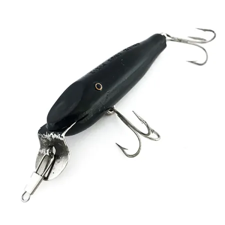 Creek Chub Spinning Pikie Wobbler, Schwarz, 6g, Vintage, #8899
