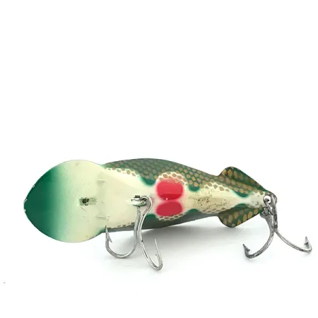 Buck Perry Spoonplug Blinker, Grün-Gold, 10g, Vintage, #8900