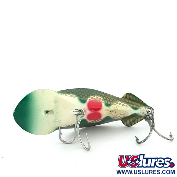 Buck Perry Spoonplug Blinker, Grün-Gold, 10g, Vintage, #8900
