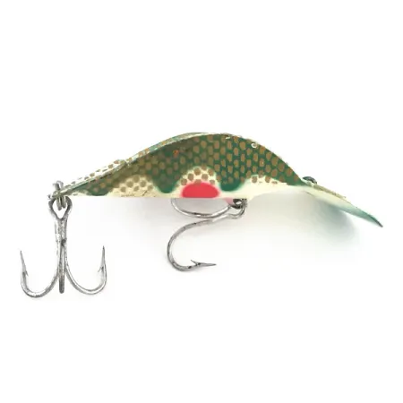 Buck Perry Spoonplug Blinker, Grün-Gold, 10g, Vintage, #8900