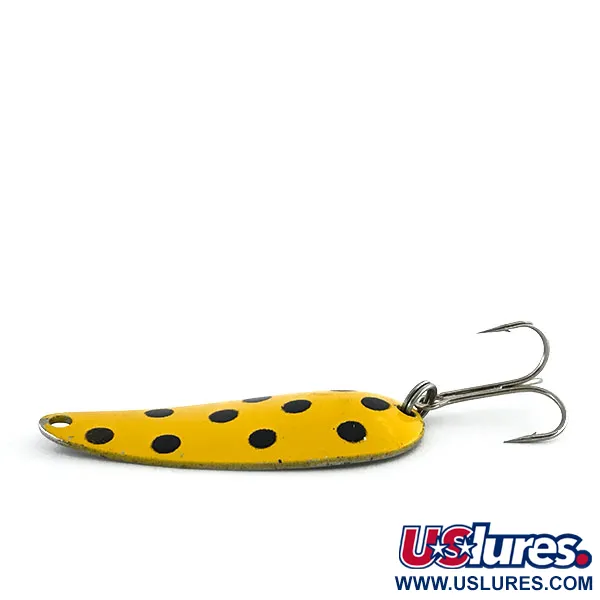 Worth Chippewa Blinker, Gelb/Schwarz/Nickel, 10g, Vintage, #8904