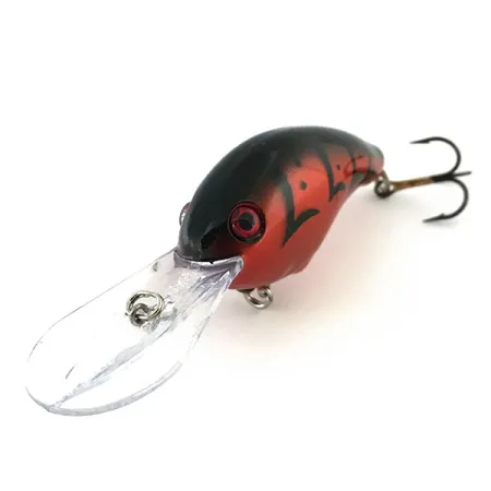Strike King Pro Model 5XD Tiefläufer, Rot/Schwarz, 18g, Rassel, #8913