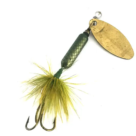 Worden’s Original Rooster Tail Spinner, Gold/Grün, 4,7g, Feder-Tail, #8934