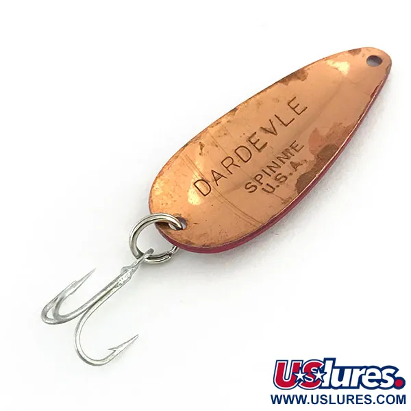 Eppinger Dardevle Midget Blinker, Rot / Weiß / Kupfer, 6g, Klassiker, #8942