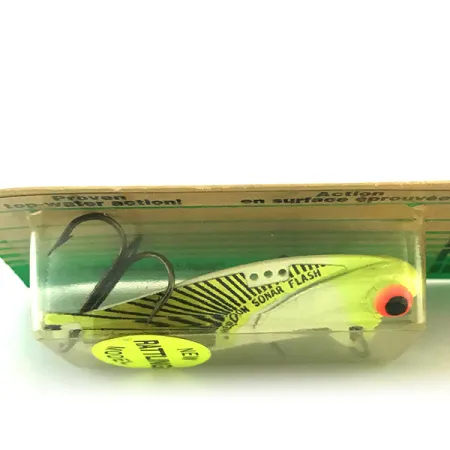 Heddon Rattling Sonar Flash 433F UV Zikade, Chartreuse, 14g, UV, #8948