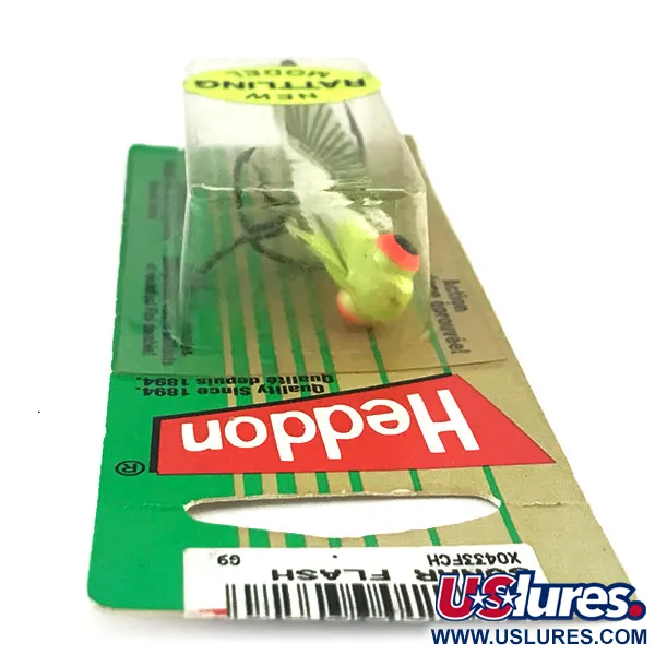 Heddon Rattling Sonar Flash 433F UV Zikade, Chartreuse, 14g, UV, #8948