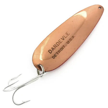 Eppinger Dardevle Blinker, Rot/Weiß/Kupfer, 28g, Vintage-Klassiker, #8957