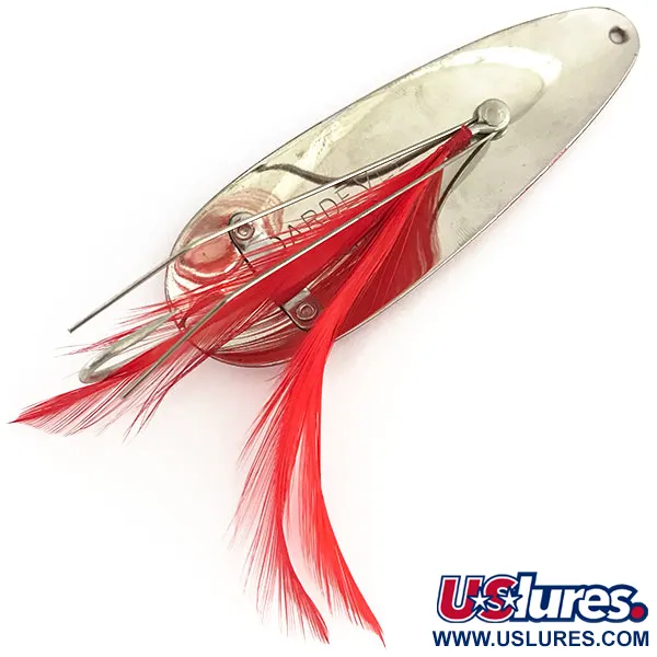 Eppinger Weedless Dardevle Blinker, Rot/Weiß/Nickel, 28g, Krautschutz, #8958