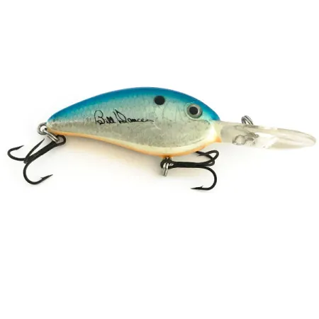 Excalibur Bomber Bill Dance Fat Fingerling Crankbait, Blau-Silber, 12g, #8962
