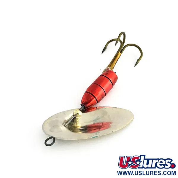 Panther Martin 9 Spinner, Nickel / Rot, 11g, Inline-Blatt, #8964