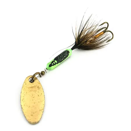 Worden’s Original Rooster Tail Spinner, Gold, 3.6g, Feder-Schwanz, #8972