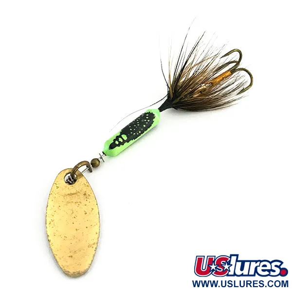 Worden’s Original Rooster Tail Spinner, Gold, 3.6g, Feder-Schwanz, #8972