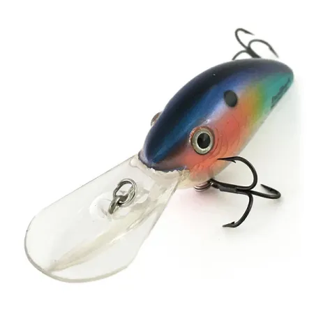 Excalibur Bomber Fat Free Fry Crankbait, Rainbow, 10g, Deep Diver, #8979