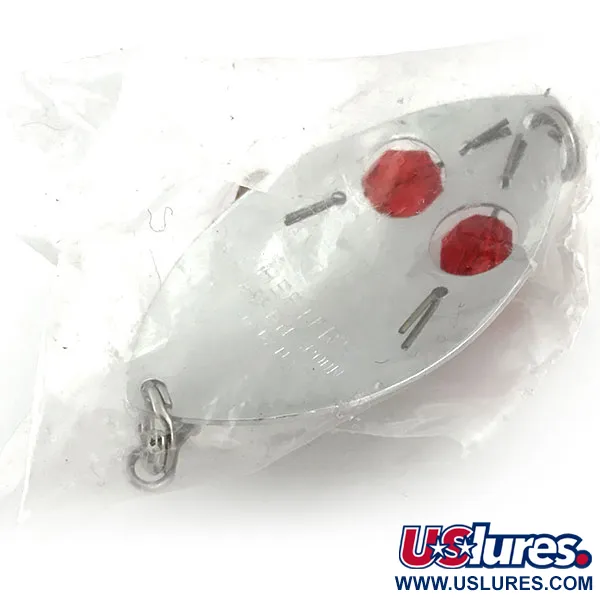 Herter's Glass eye spoon Blinker, Nickel/Rot, 11g, Glasaugen, #8987