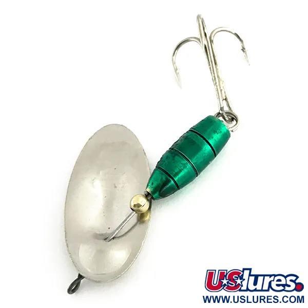 Panther Martin 9 Spinner, Nickel / Grün, 11g, Inline-Blatt, #8988