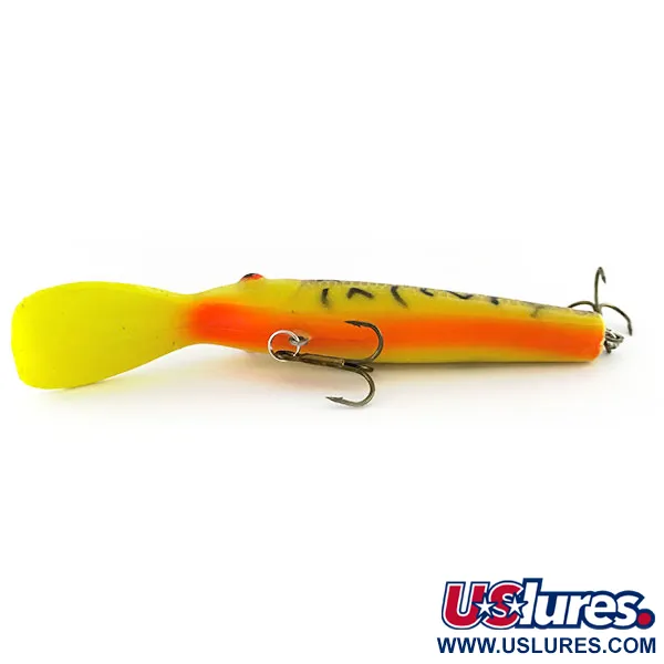 Lindy Little Joe Master's Series Baitfish UV, Gelb/Braun Tiger, 12g, #8991